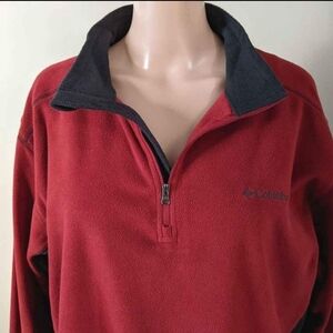 Columbia fleece 1/4 zip sweater, men's XL